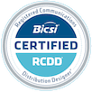 BICSI Certified RCDD badge